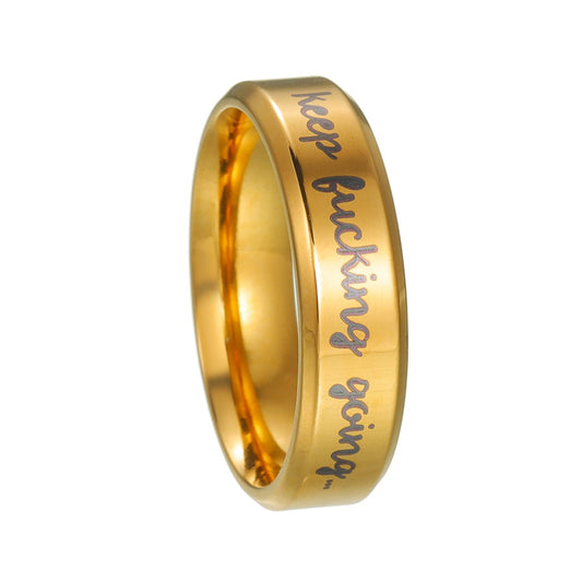 Planderful Titanium Steel Ring Unisex Everyday Genie Durable Smooth Fashion Band For Men Women