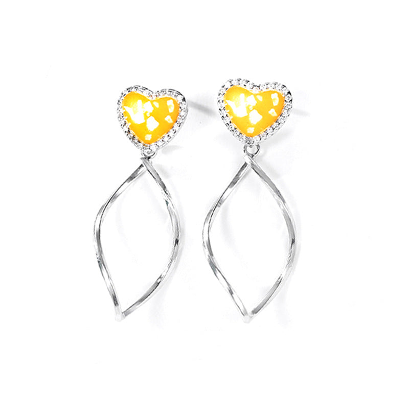 Love Stud 925 Sterling Silver Women's Earrings
