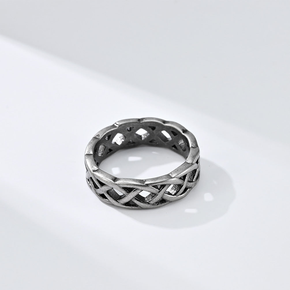 Steel Ring – Elegant Celtic Knot