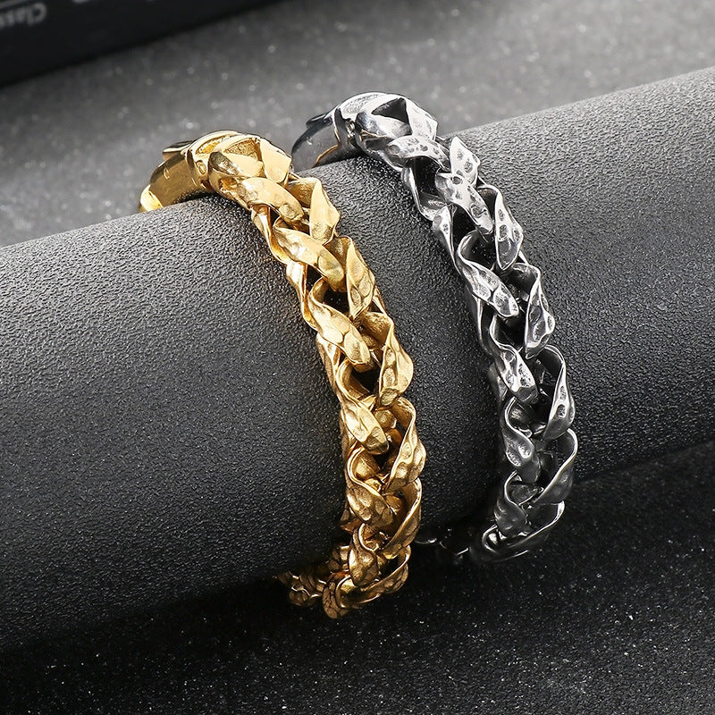 Planderful Everyday Genie Mens Stainless Steel Bracelet