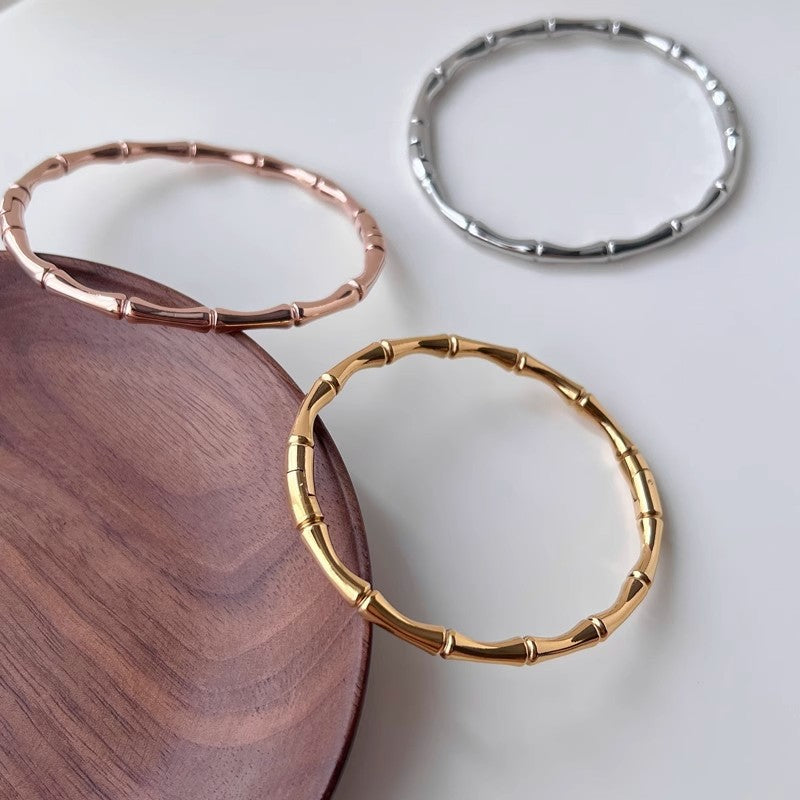 Planderful Jewelry Titanium Stainless Steel Bracelet For Women Minimalist Everyday Luxury