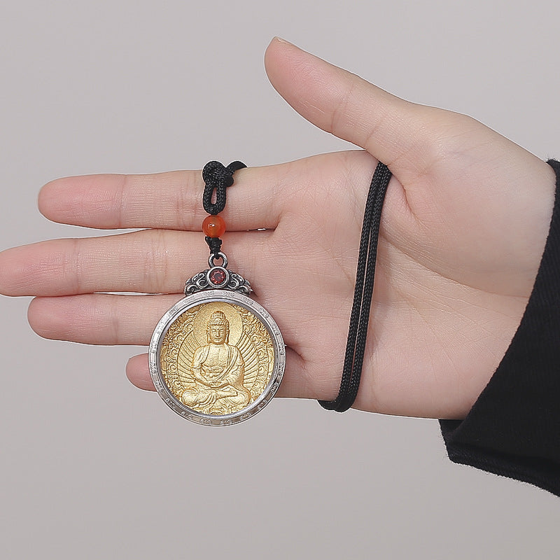 Steel Necklace – Statement Chinese Zodiac Buddha Saints