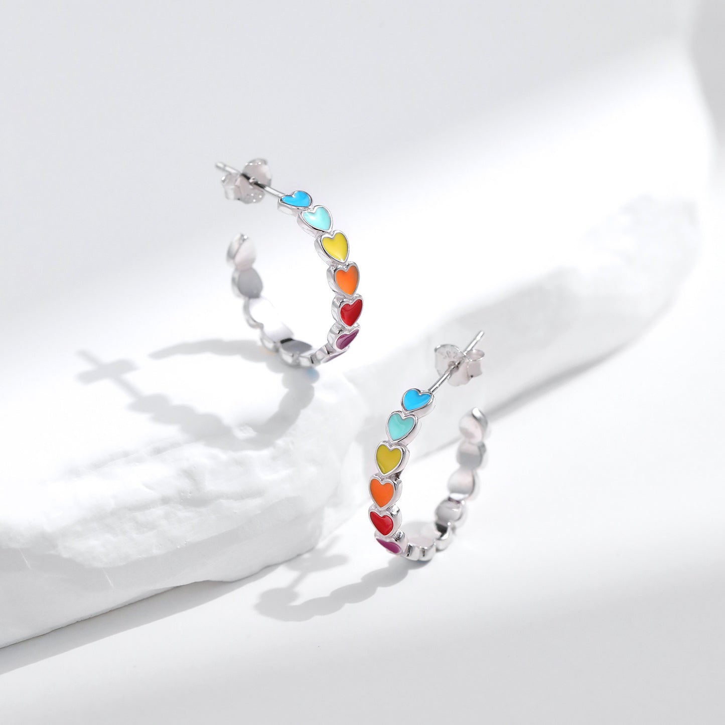 Planderful Everyday Genie Heart Stud Earrings – Childlike Love Design