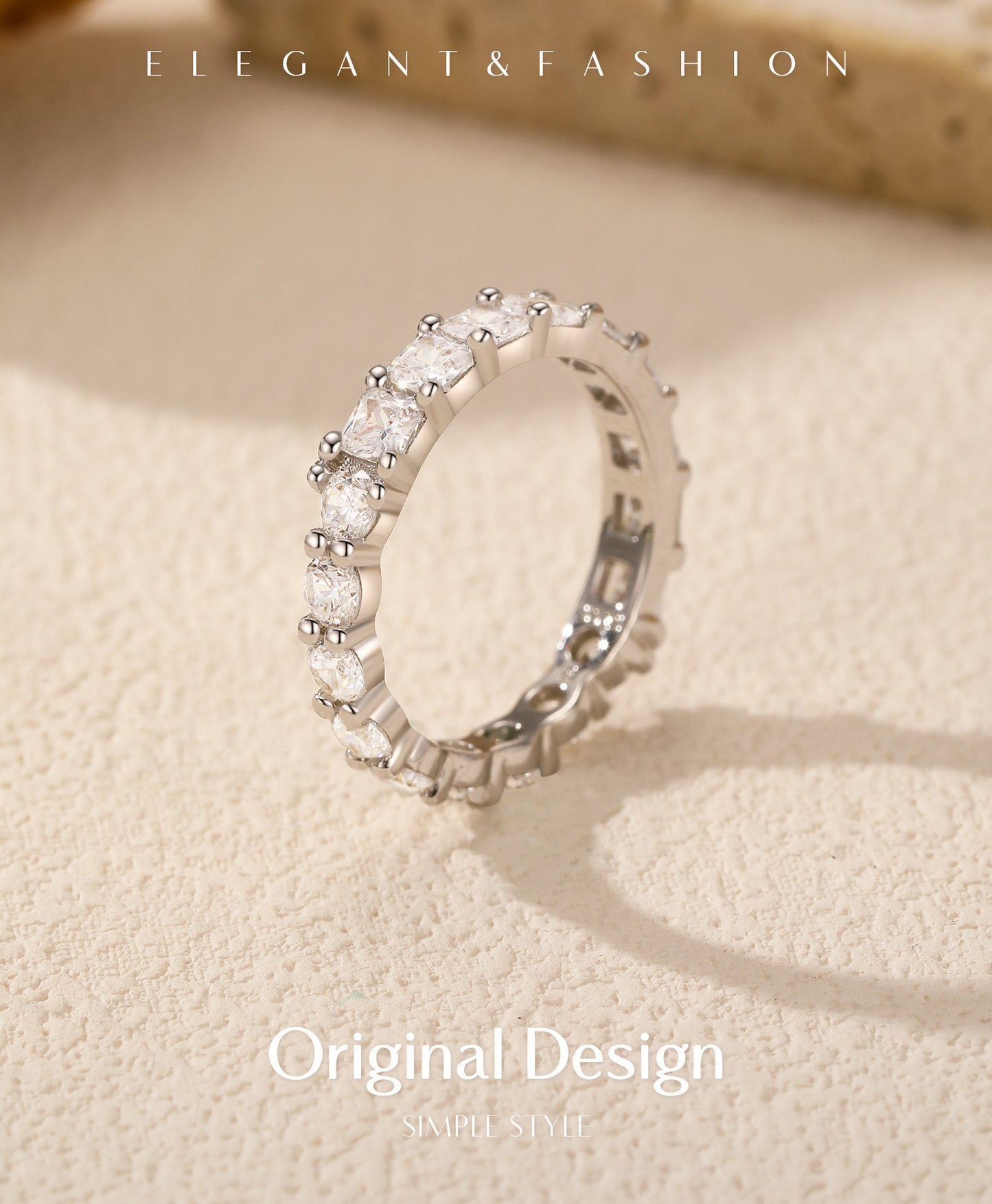 Planderful Everyday Genie Ring – Luxury Sterling Silver with Sparkling Zircon