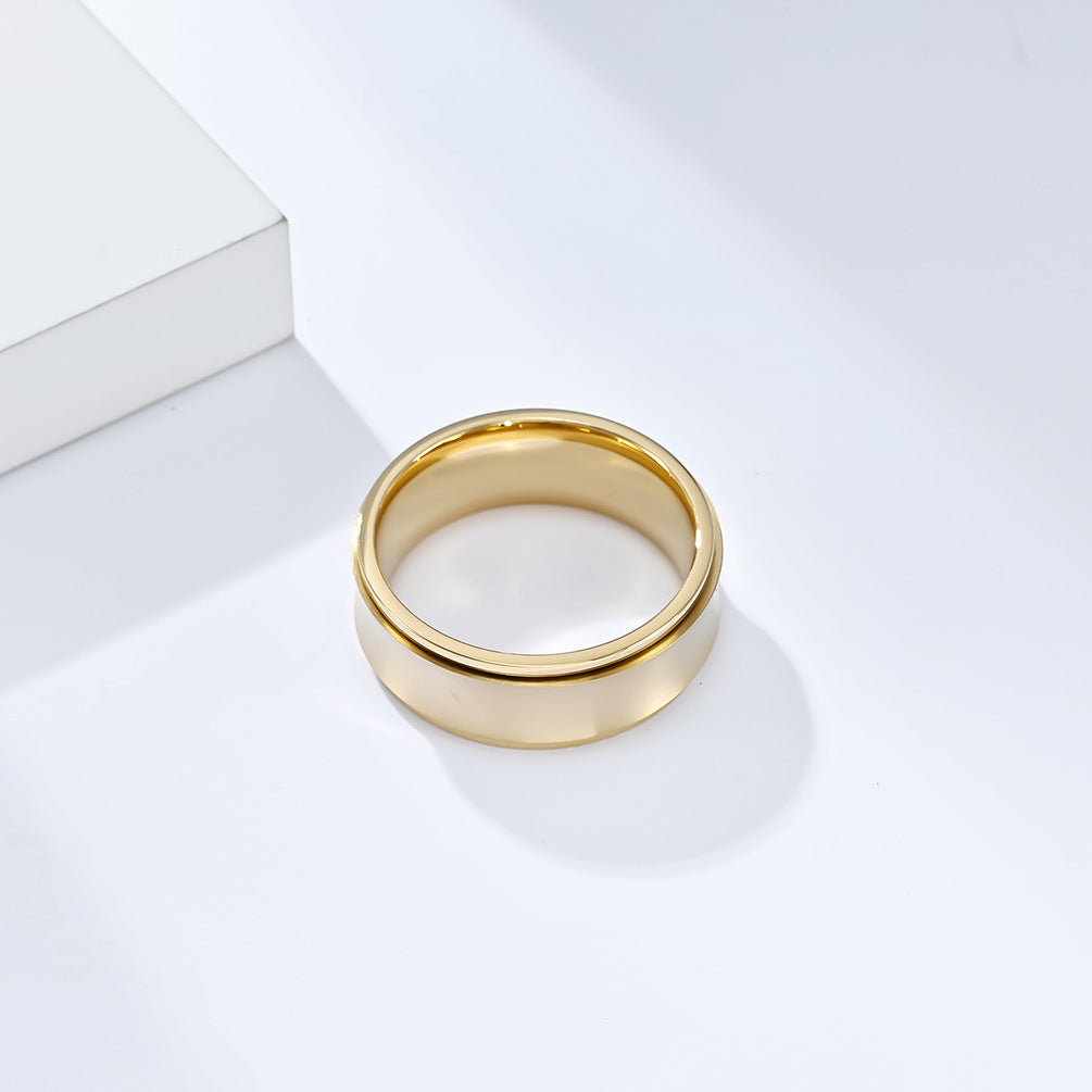 INS Cold Wind Titanium Steel Rotating Ring for Anxiety Relief
