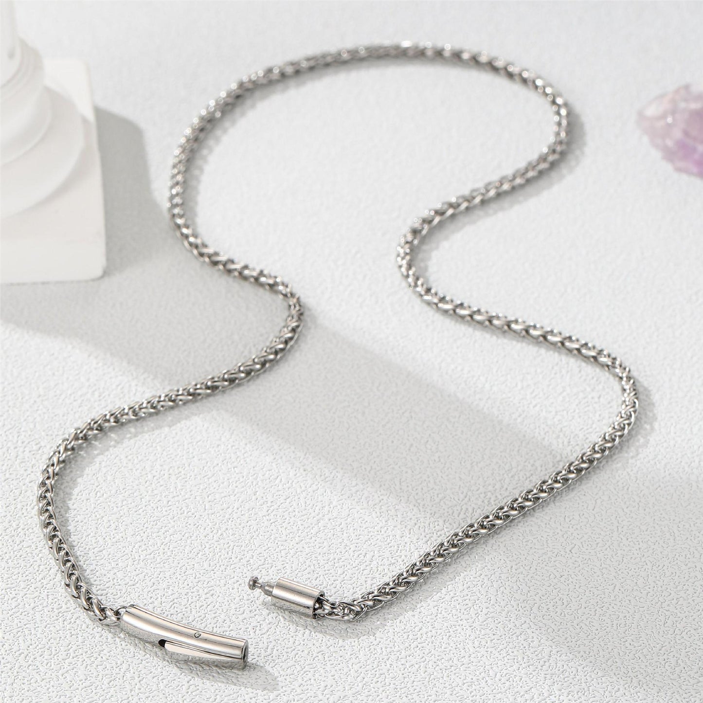 Planderful Jewelry Titanium Steel Chain Necklace For Men Hip Hop Style Domineering Fashion Accessory