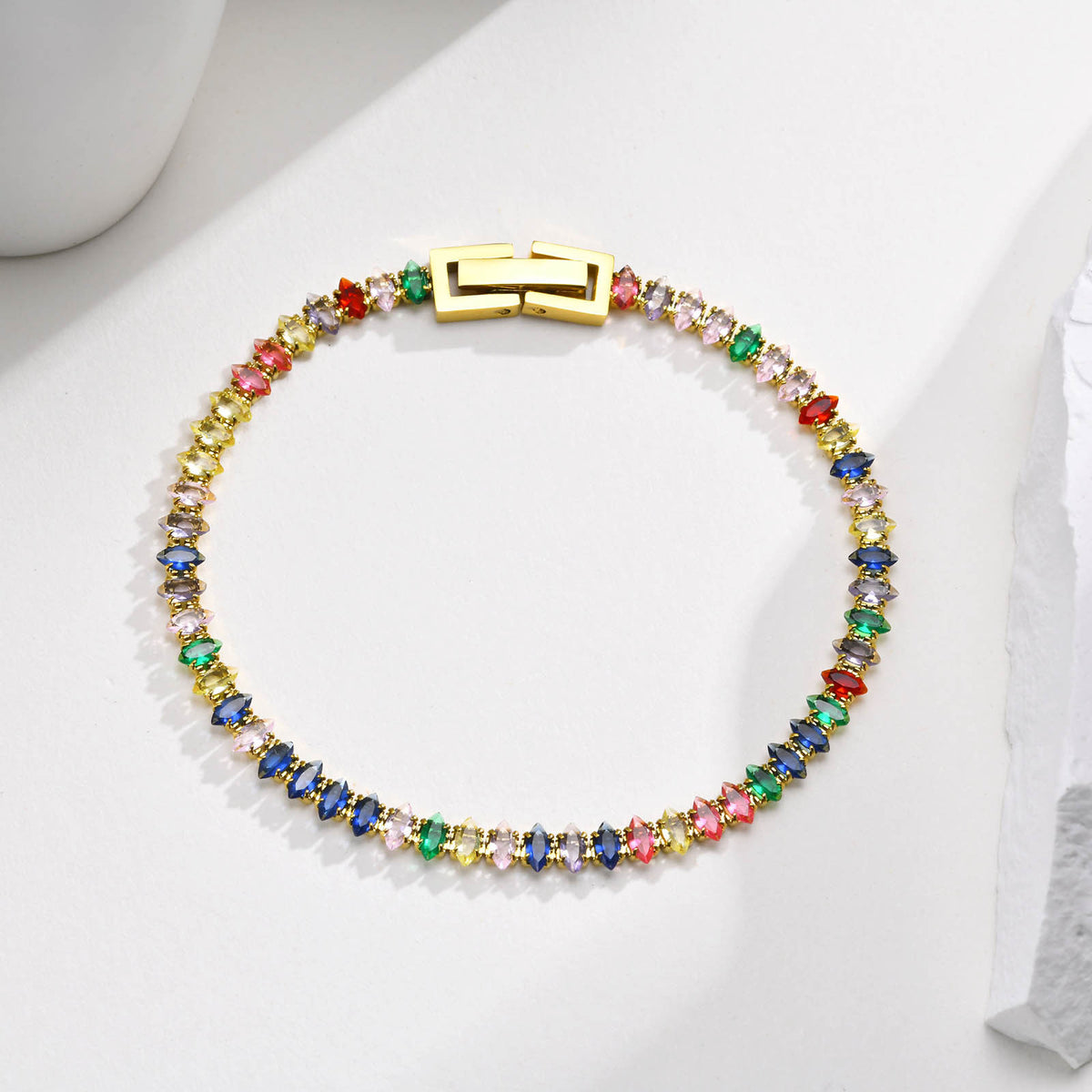 Zircon Stainless Steel Bracelet Unisex