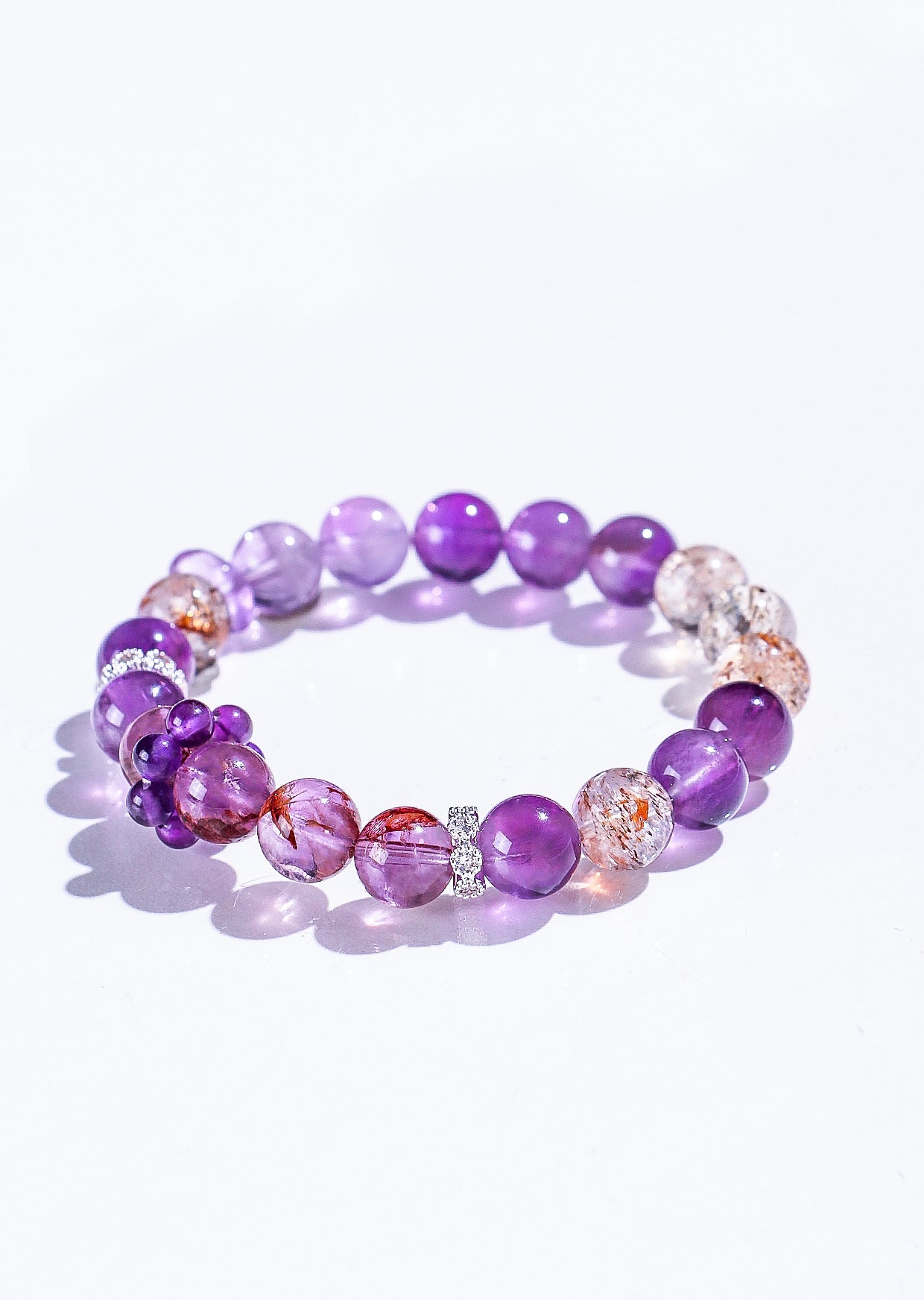 Planderful Fortune's Favor Bracelet – Natural Amethyst Crystal Design