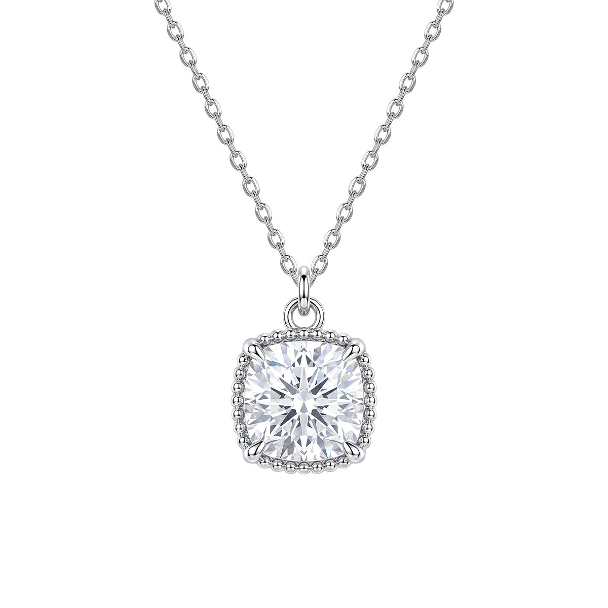 Minimalist Elegant 925 Sterling Silver Women's Pendant Necklace