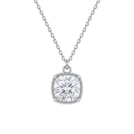 Minimalist Elegant 925 Sterling Silver Women's Pendant Necklace