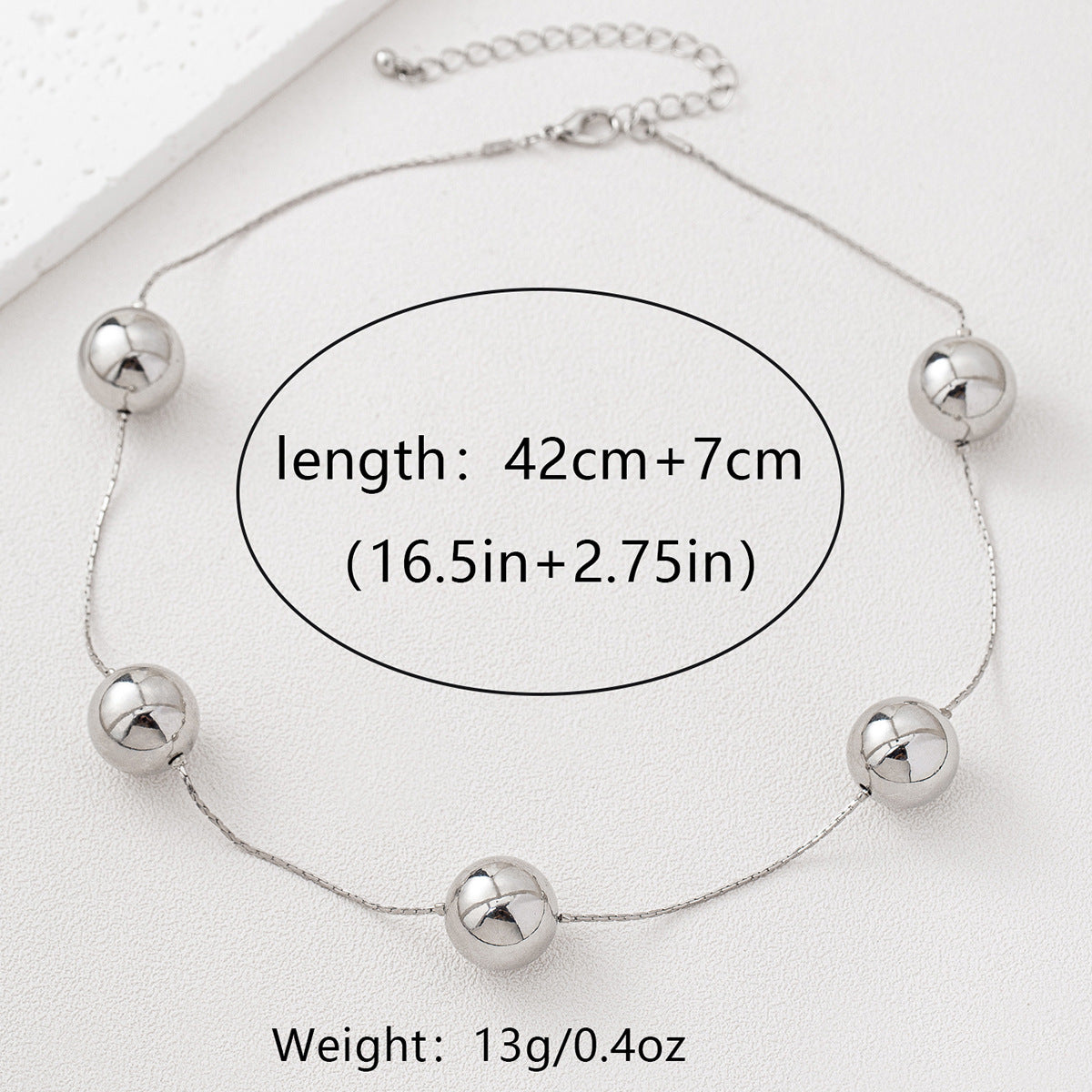 Planderful Vienna Verve Necklace – Elegant Minimalist Metal Design