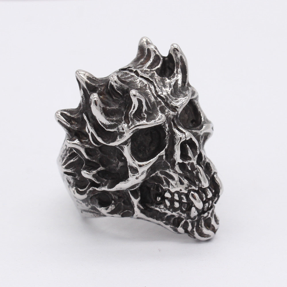 Devil Skull Titanium Steel Ring