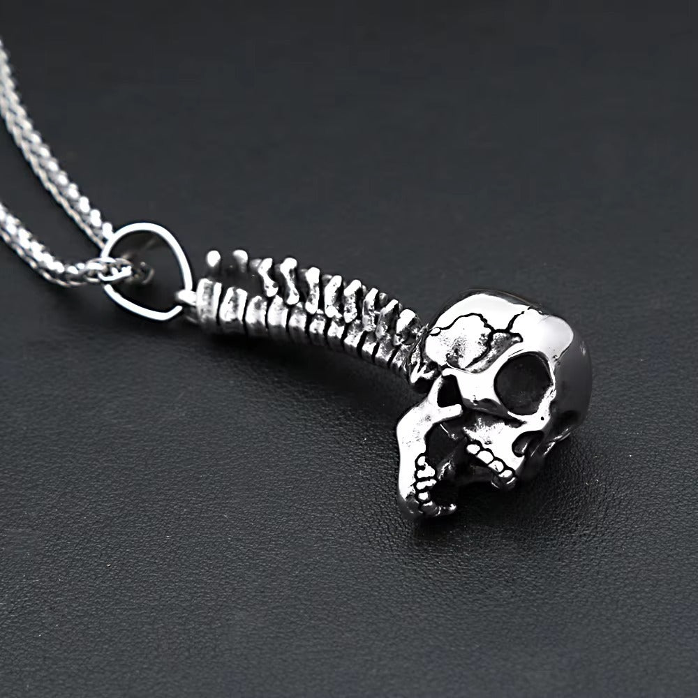 Punk Skull Stainless Steel Men's Ring