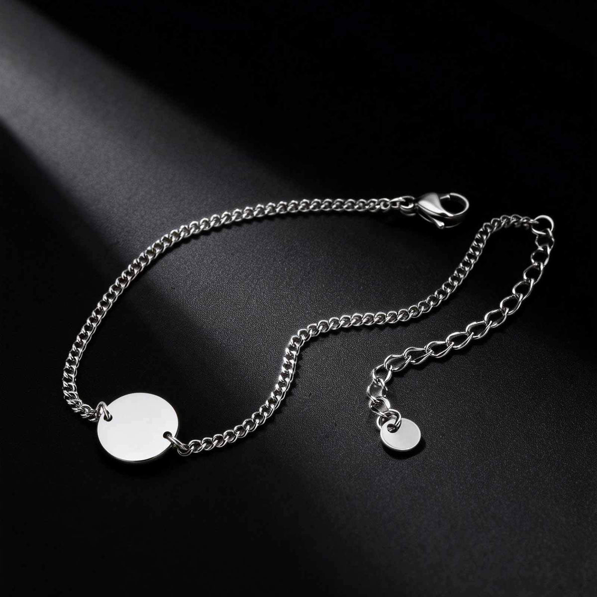 Textured Stainless Steel Bracelet Unisex