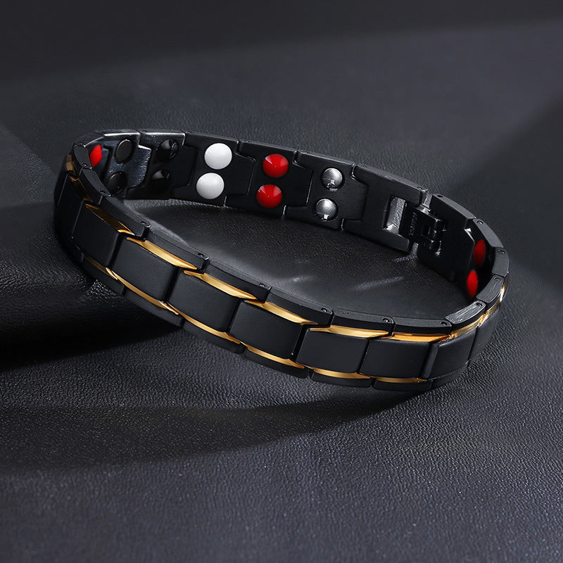 Titanium Magnetic Bracelet Men's Four-in-One Metal Jewelry