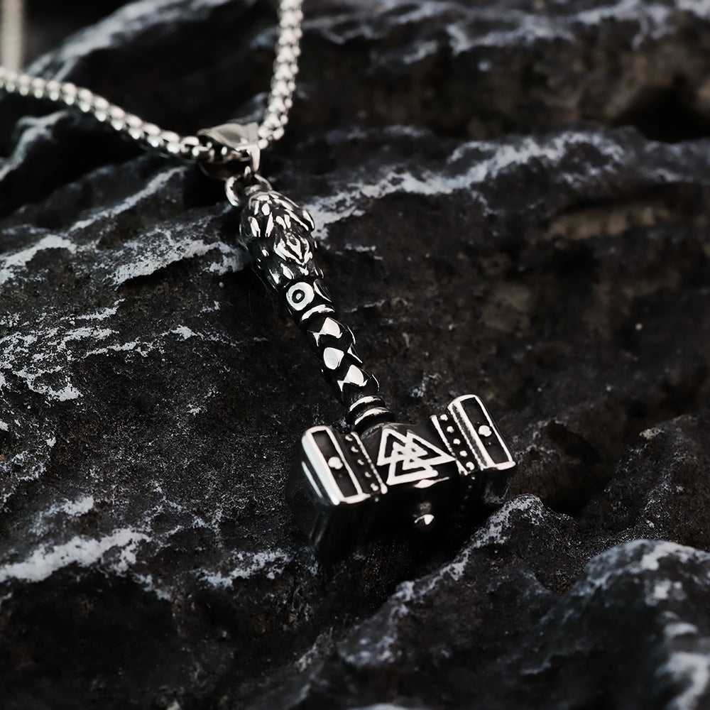 European and American Jewelry Wholesale Titanium Steel Pendant Necklace for Men