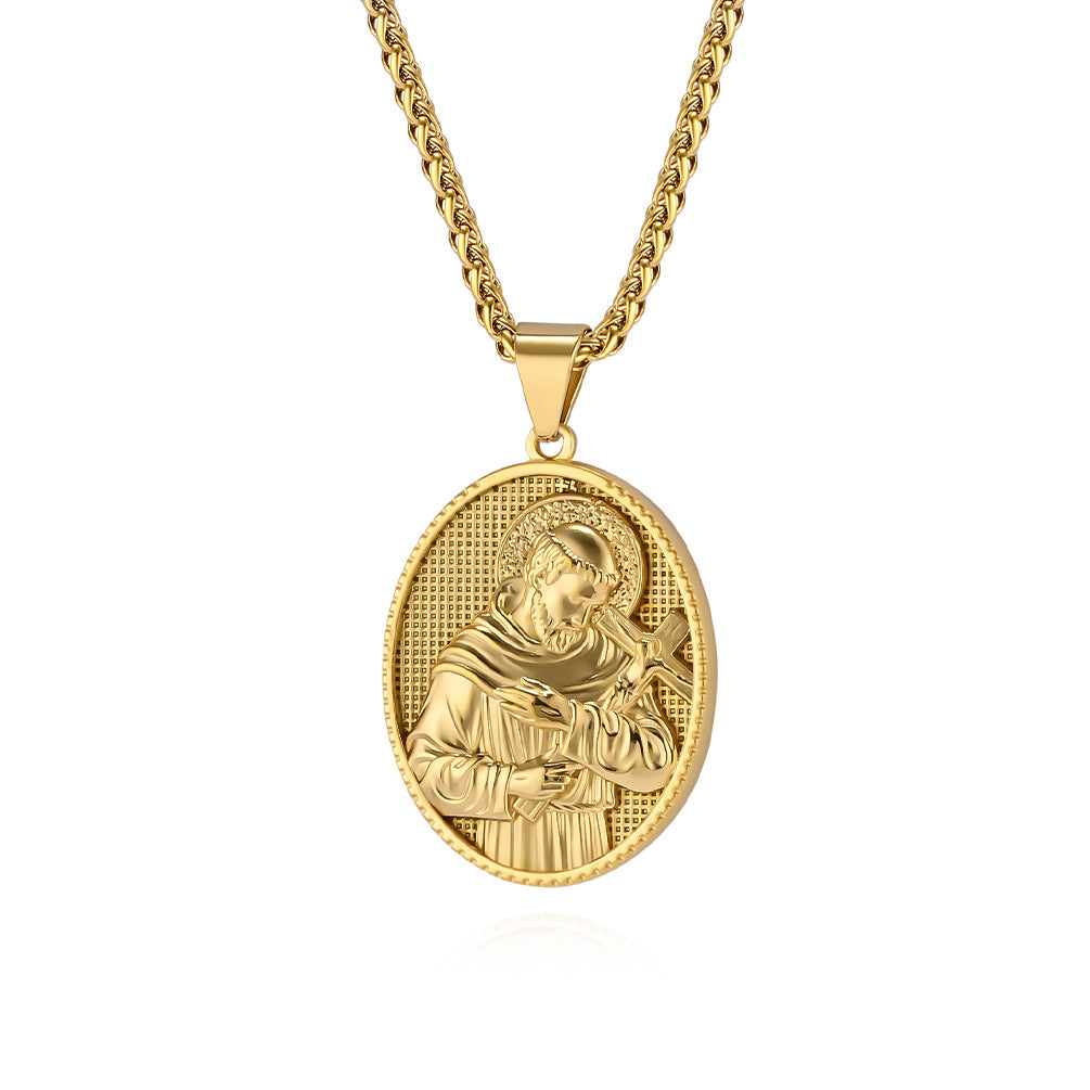 Stainless Steel Vintage Pendants or Chain — Choose Your Style