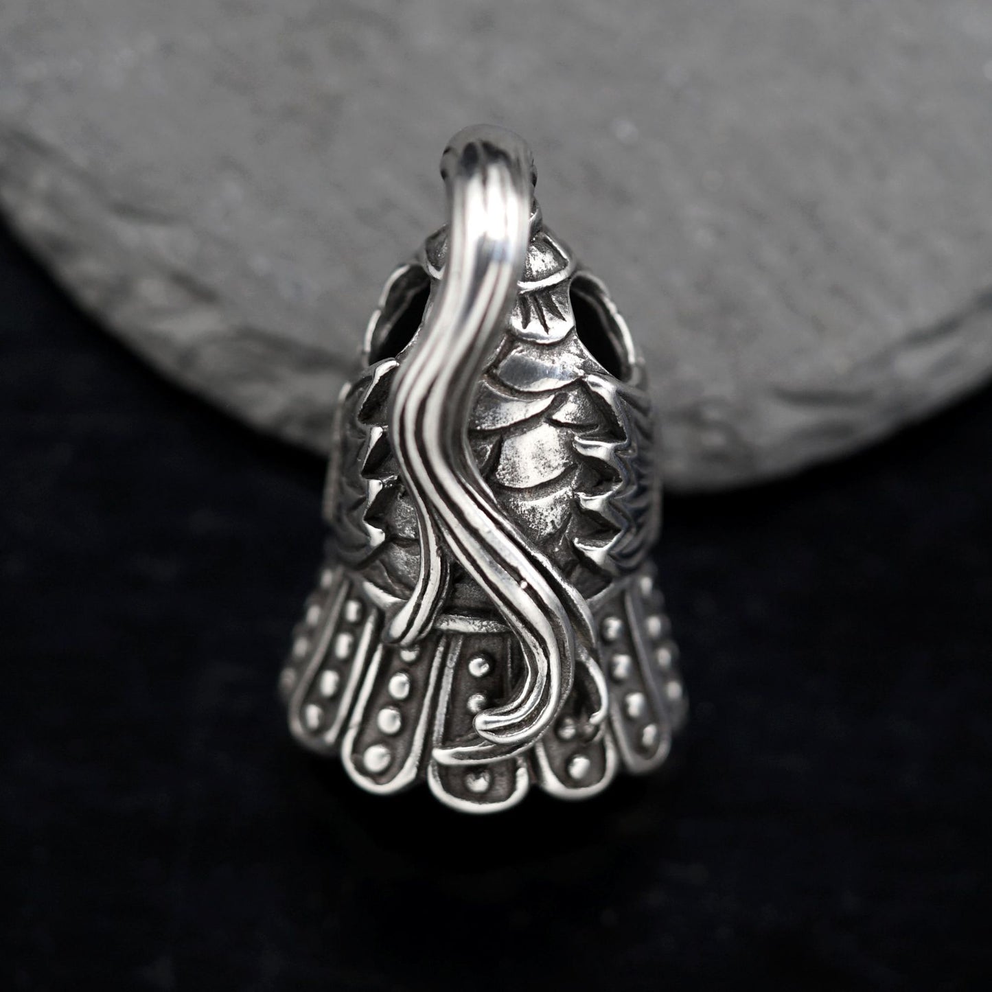 Steel Necklace - Vintage Soldier Helmet Pendant