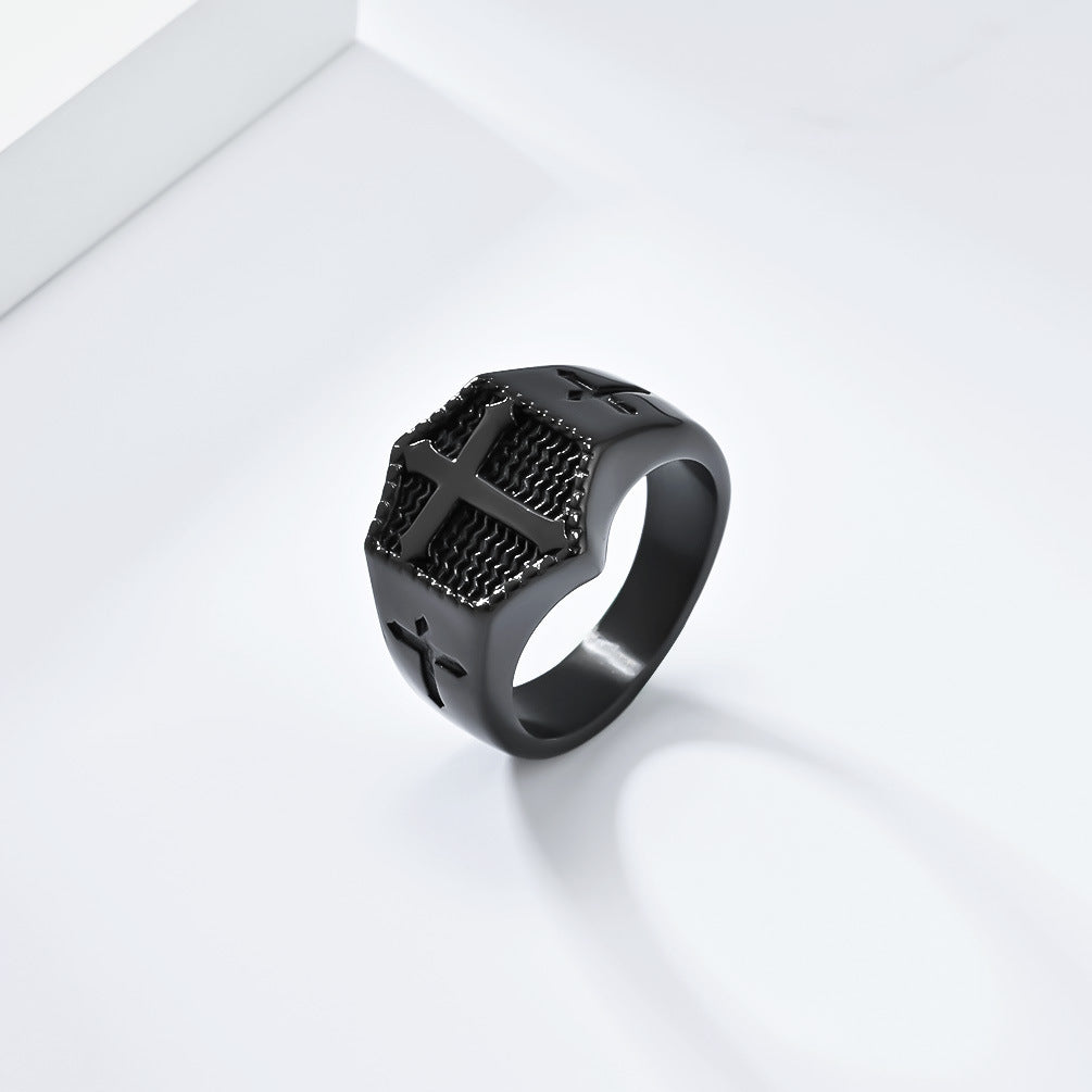 Steel Ring – Vintage Men's Daily Wear