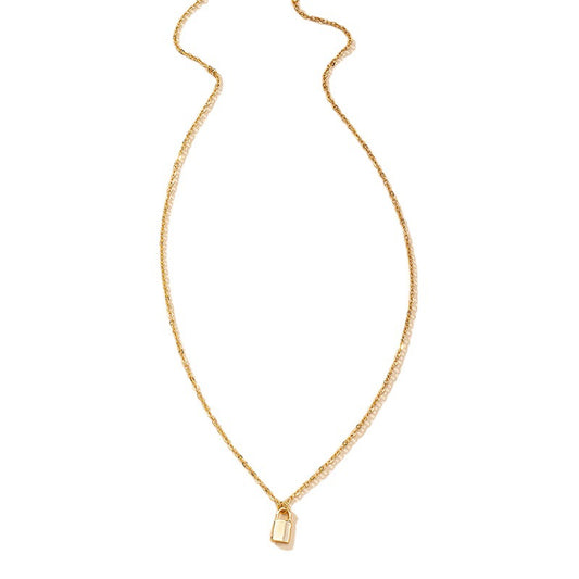 Amazon Exclusive Small Lock Pendant Necklace, Trendy European and American Cross-border Neckpiece