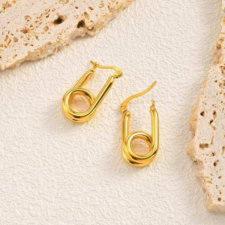 Modern Stainless Steel Earrings