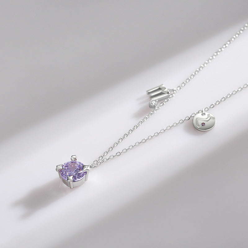 Scorpio Sterling Silver Necklace - Elegant Cross-border Jewelry for Women