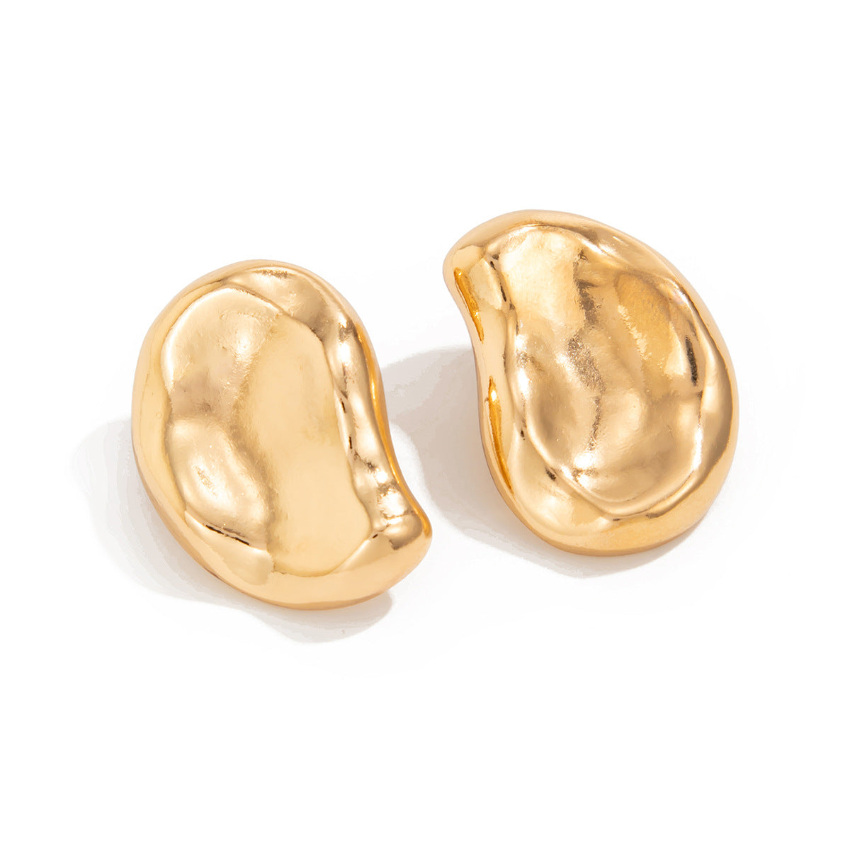 Planderful Vienna Verve C Shaped Geometric Earrings Exaggerated Irregular Statement Ear Jewelry for Women