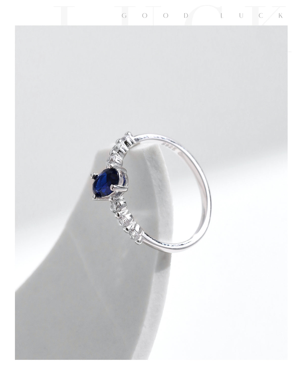 925 Sterling Silver Infinite Heart Ring