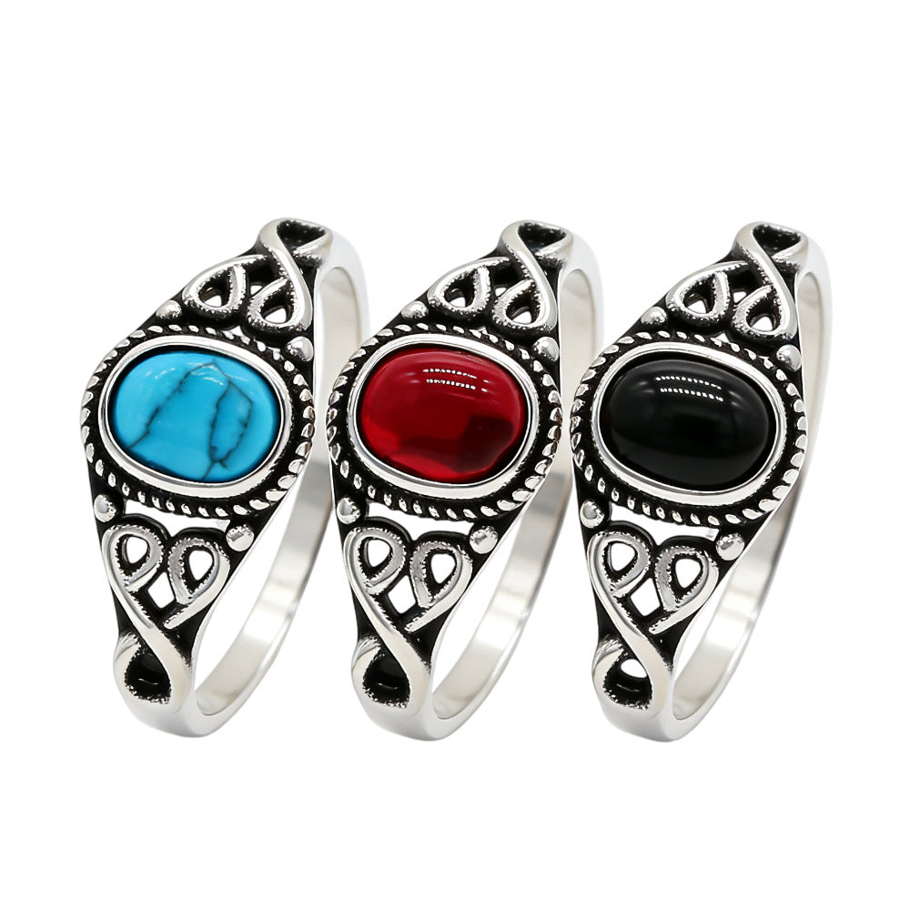 Turquoise Ring Protection Statement Planderful Everyday Genie For Ladies And Unisex