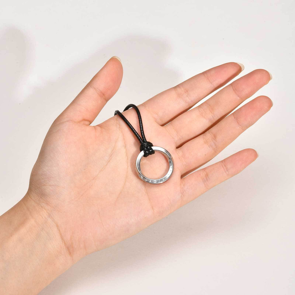 Viking Rune Ring Pendant Necklace — Four Finishes