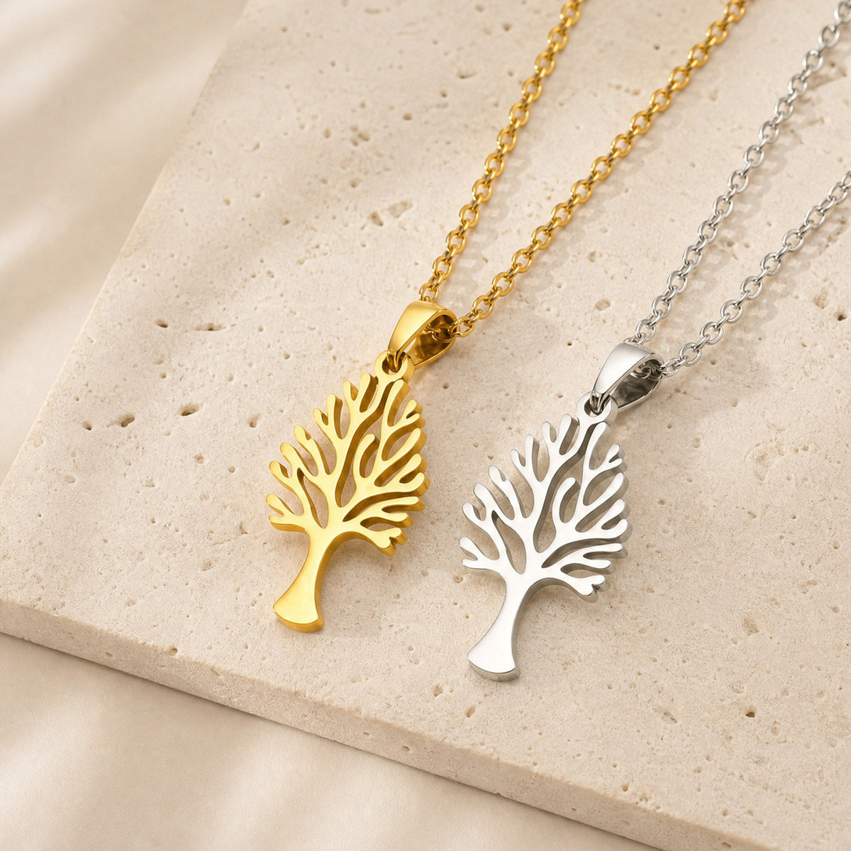 Tree of Life Stainless Steel Necklace for Men