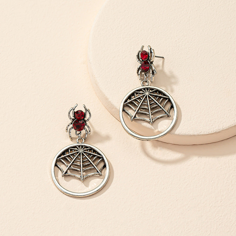 Spider Web Hollow Earrings with a Vintage Twist