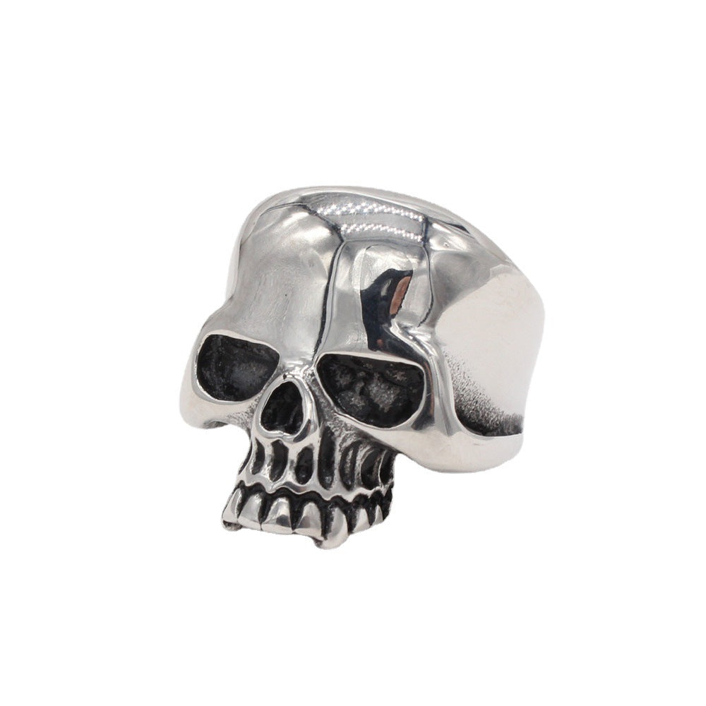 Titanium Steel Skull Ring