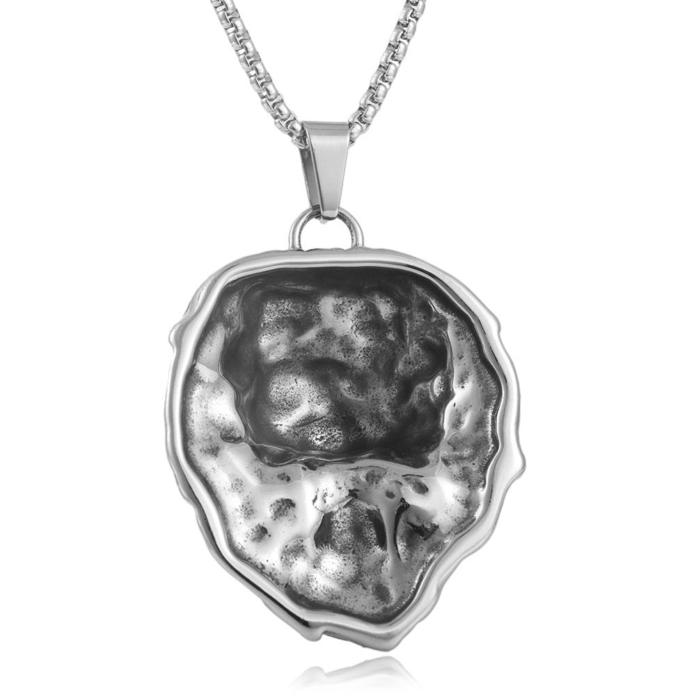 European And American Stainless Steel Lion Pendant Necklace