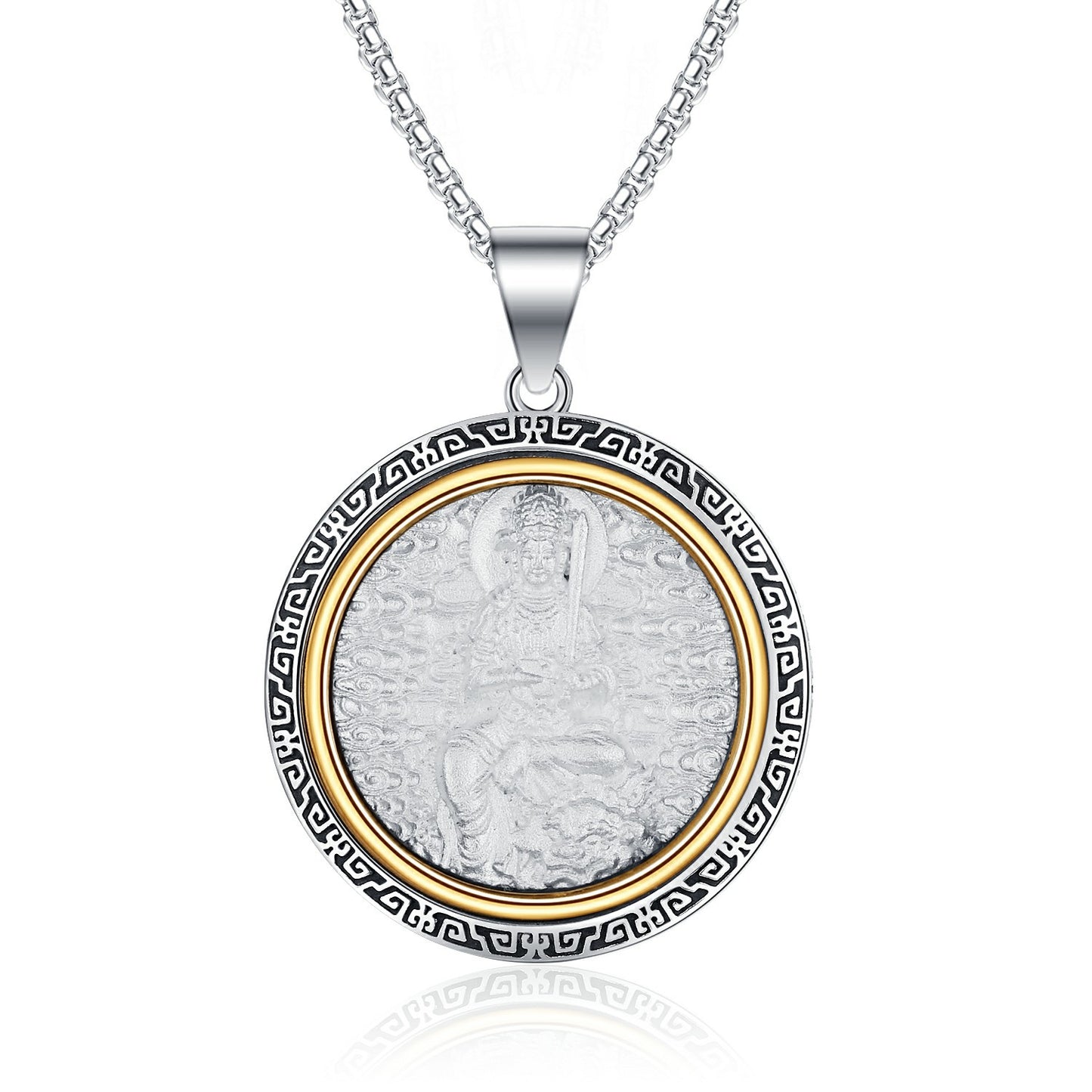 Stainless Steel Necklace – Dainty Zodiac Buddha Charms