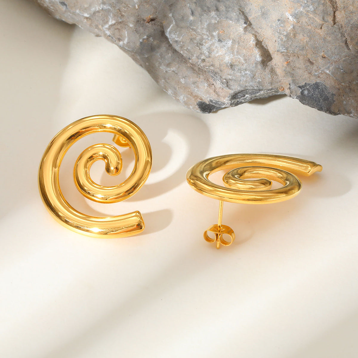 Stainless Steel Geometric Earrings