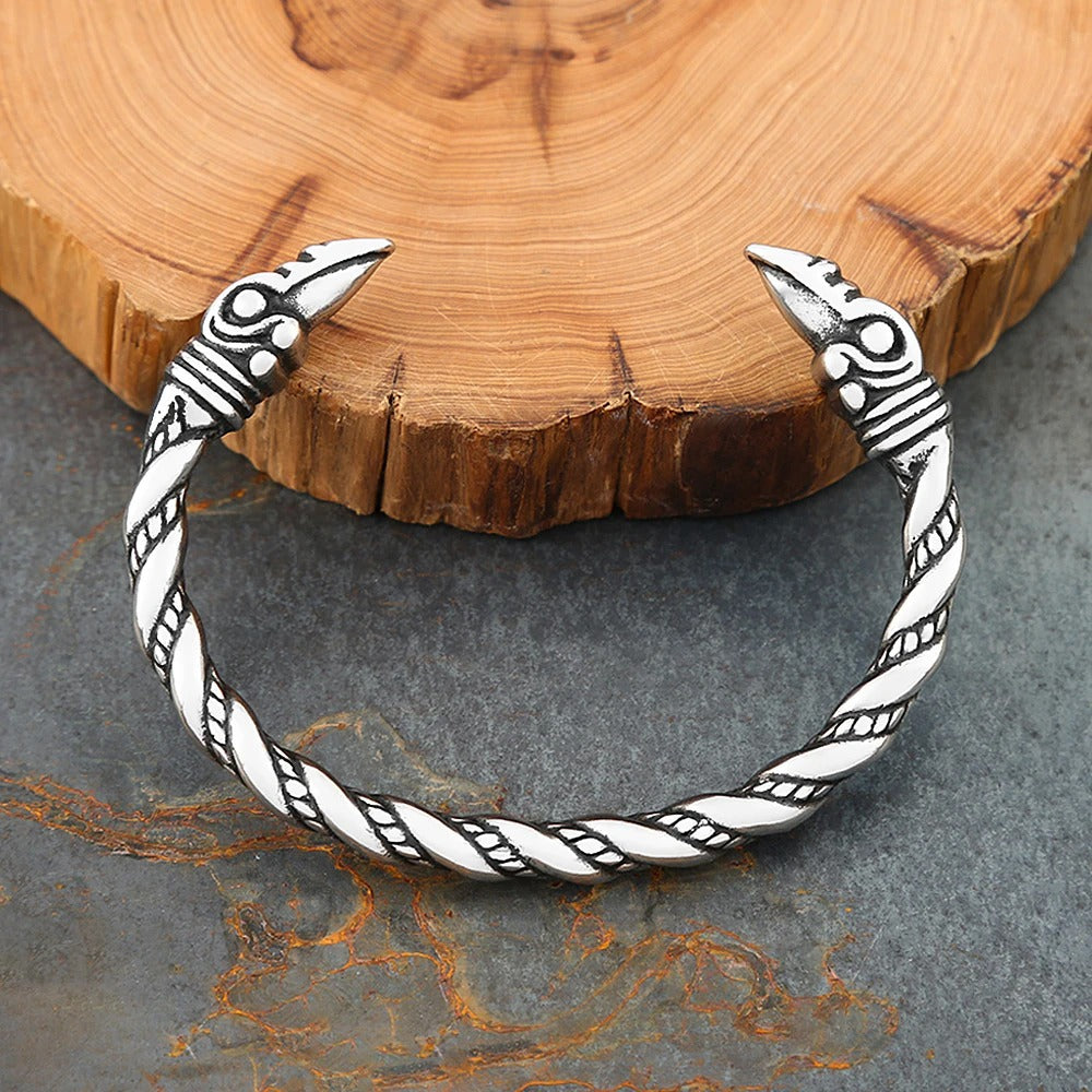 Vintage Viking Stainless Steel Men's Bracelet