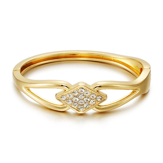 Vienna Verve Rhinestone Bracelet - Elegant Hand Jewelry for Women