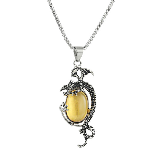 European And American Stainless Steel Animal Dragon Pendant