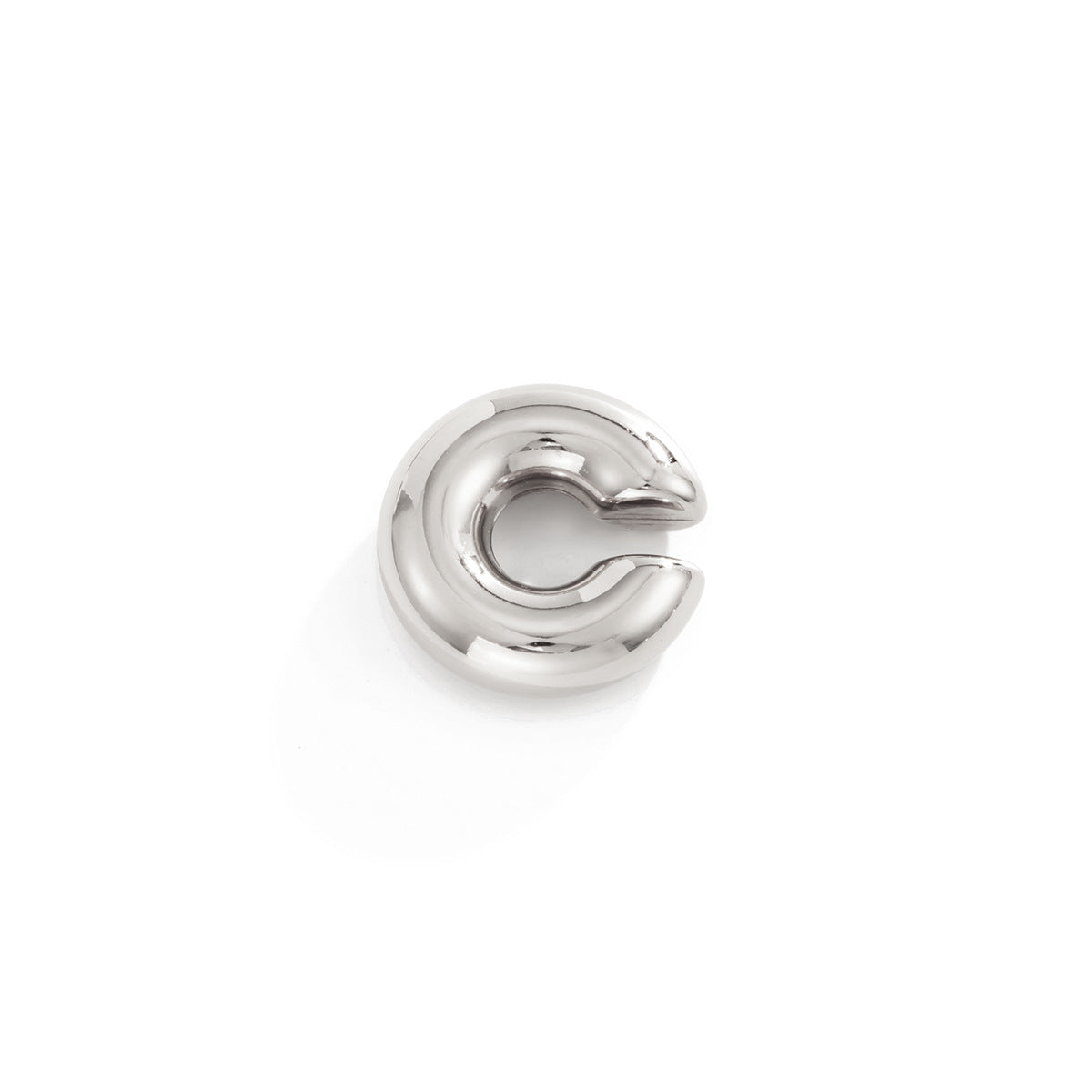 Stainless Steel Geometric Ear Clips by Planderful Vienna Verve Minimalist Piercing Free Earrings for Women