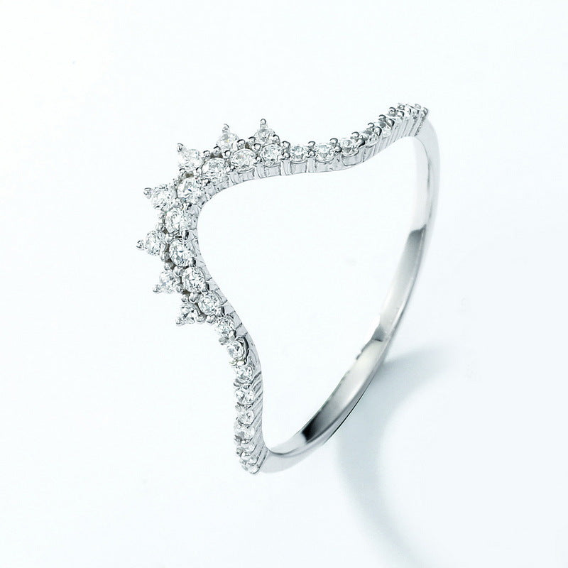 Planderful Stackable Moissanite Sterling Silver Ring – 6.5 × 6.5 mm, 1 ct – Style 6