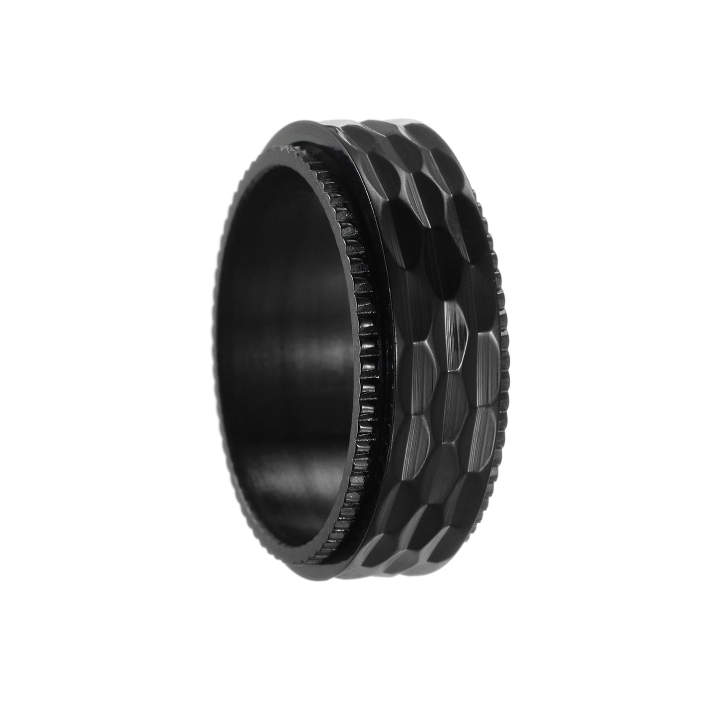Planderful Titanium Steel Ring For Men Punk Style Collection