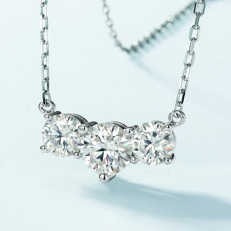 S925 Sterling Silver Moissanite Lace Jewelry Collection