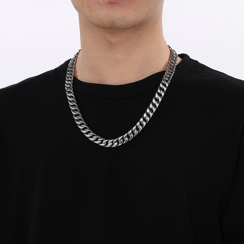 Hipster Dopamine Bracelet And 12mm Cuban Chain For Men