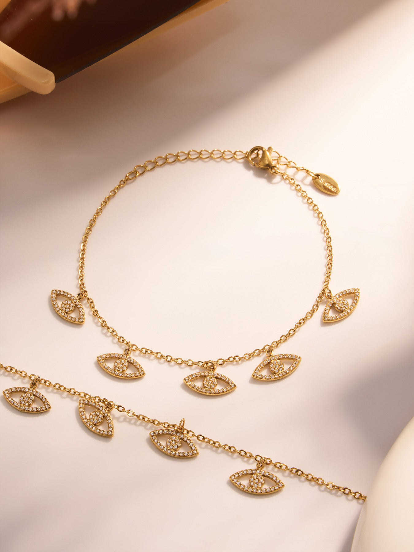 Planderful Zircon Stainless Steel Bracelet For Women