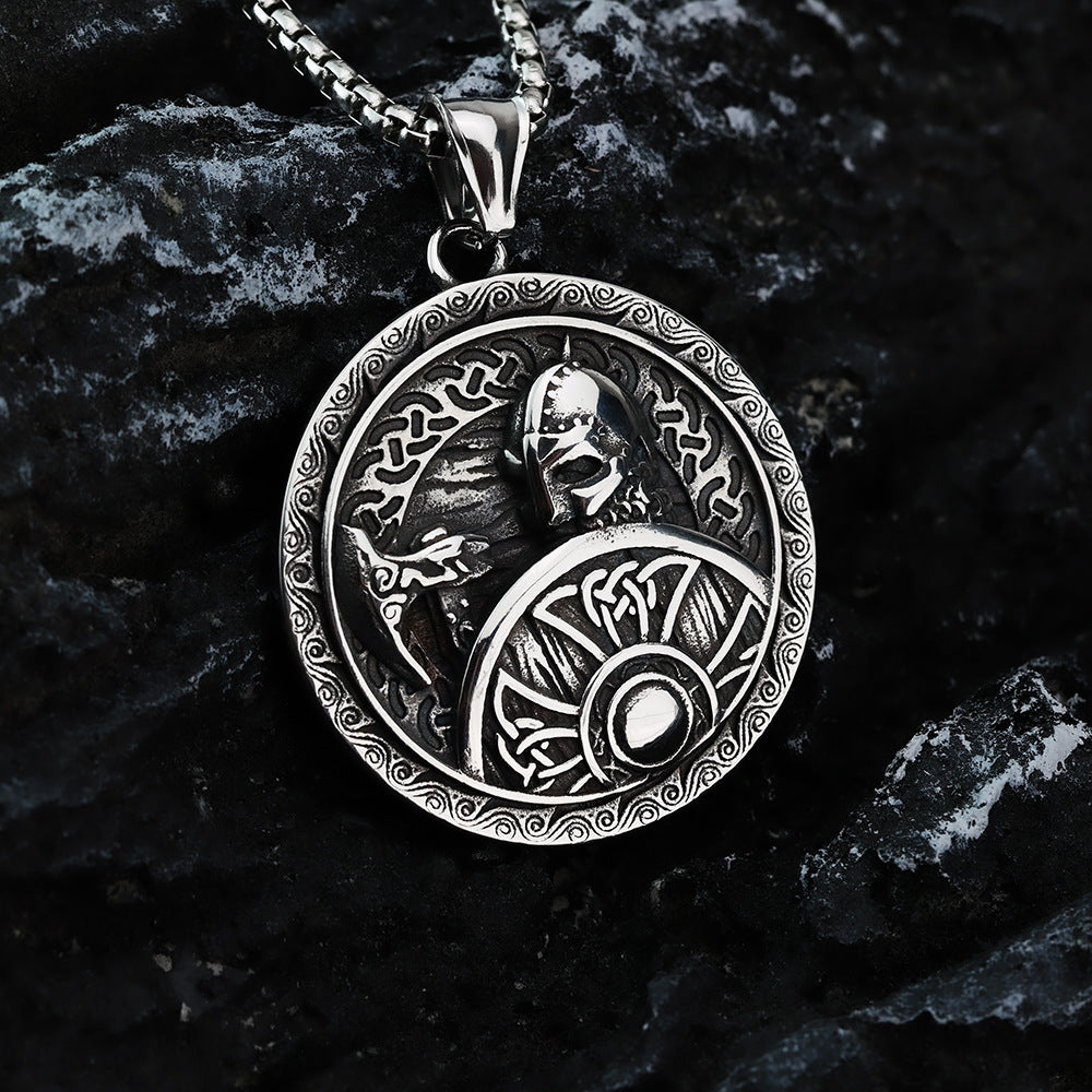 European and American Jewelry Titanium Steel Pendant Necklace for Men