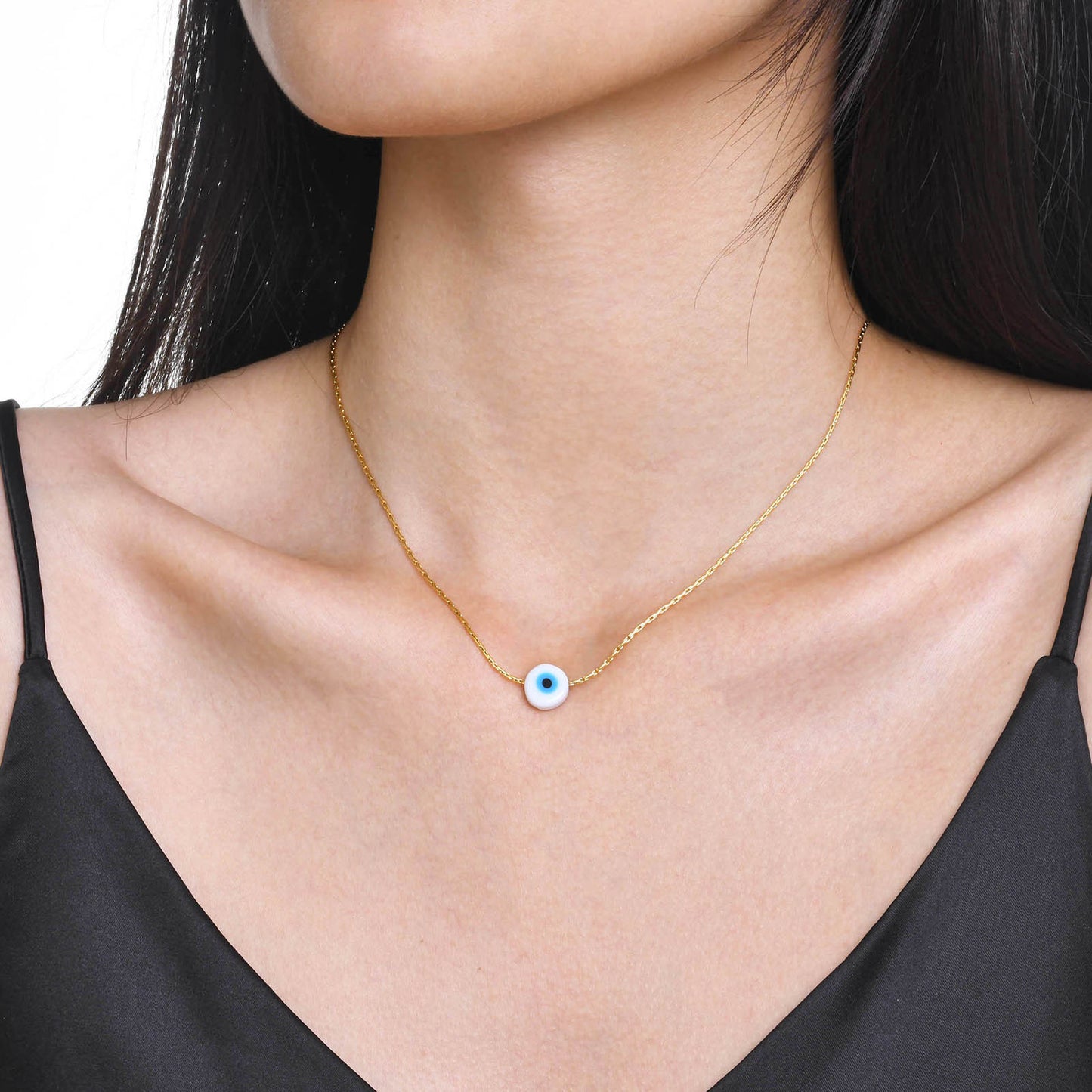 European And American Accessories Stainless Steel Devil's Eye Necklace