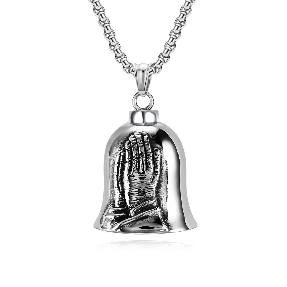 Symbolic Pendants — Eye of Horus, Prayer Hands & Odin