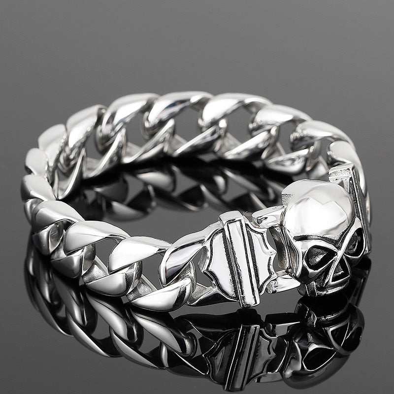 Trends Skull Men's Stainless Steel Bracelet