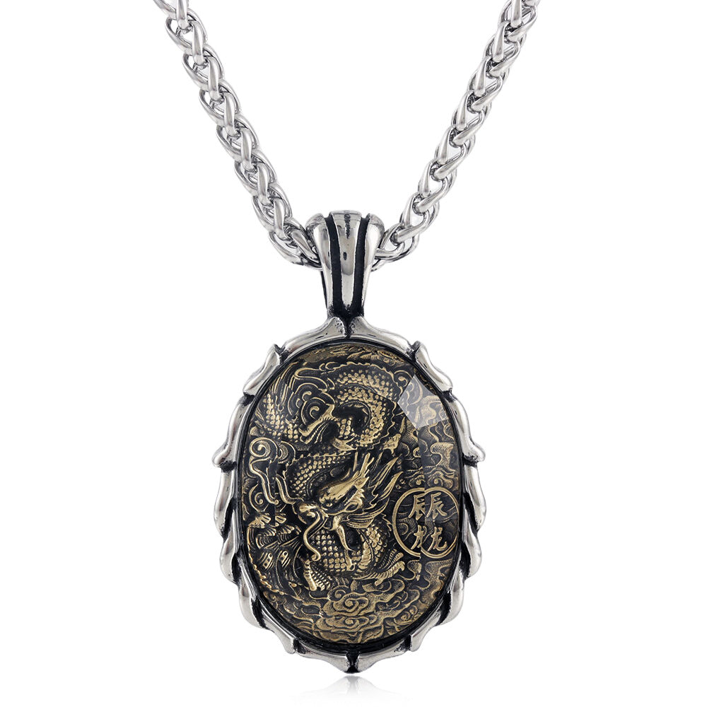 European And American Titanium Steel Animal Zodiac Pendant